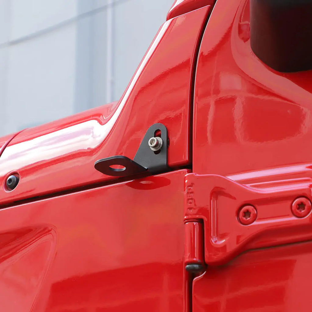 For 2014+ Jeep Wrangler JK JL Side A-pillar Corner Antenna Mounting Bracket Accessories