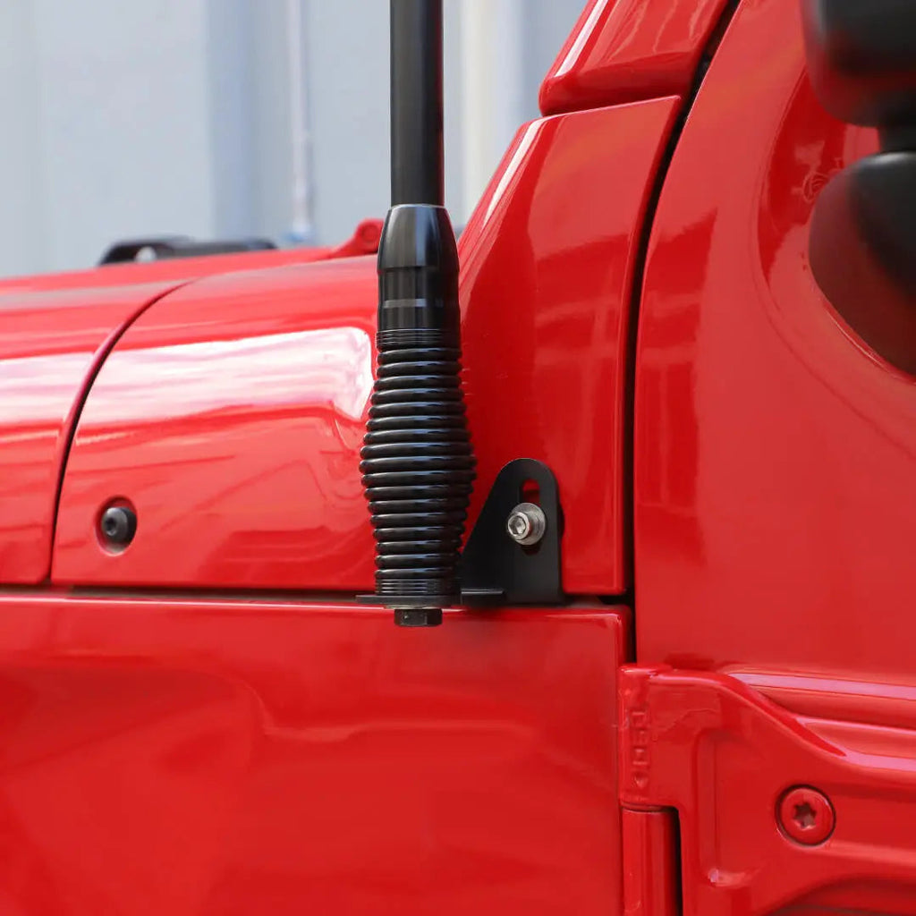 For 2014+ Jeep Wrangler JK JL Side A-pillar Corner Antenna Mounting Bracket Accessories