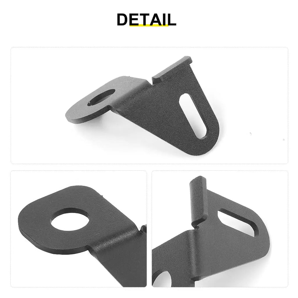 For 2014+ Jeep Wrangler JK JL Side A-pillar Corner Antenna Mounting Bracket Accessories