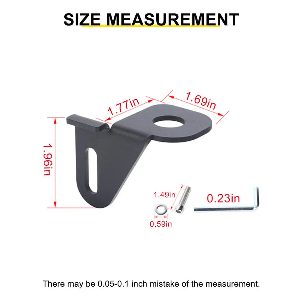 For 2014+ Jeep Wrangler JK JL Side A-pillar Corner Antenna Mounting Bracket Accessories