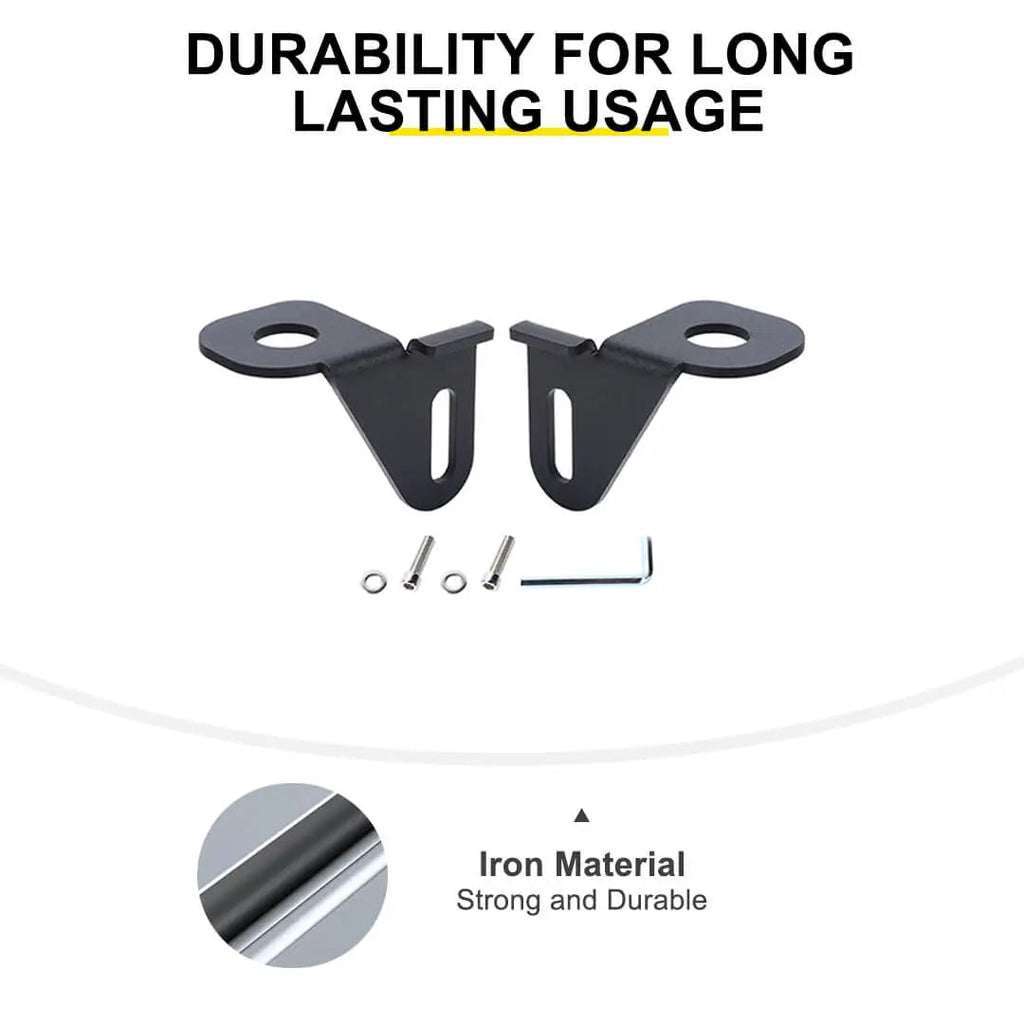 For 2014+ Jeep Wrangler JK JL Side A-pillar Corner Antenna Mounting Bracket Accessories
