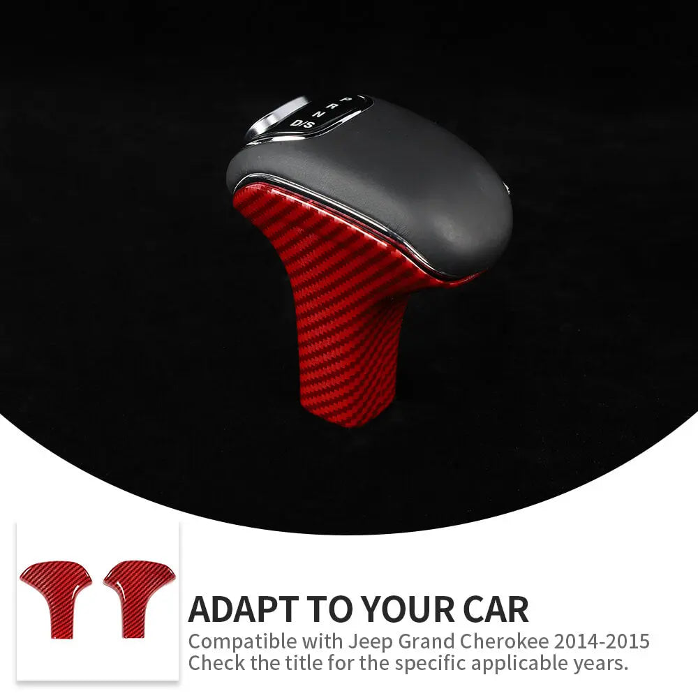 For 2014–2015 Jeep Grand Cherokee WK2 – Gear Shift Knob Head Cover Trim Decoration