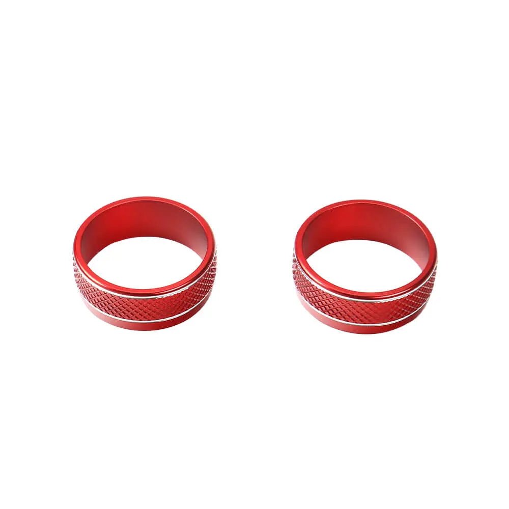 For 2015-2017 Jeep Renegade CD Switch Button Knob Cover Ring Trim