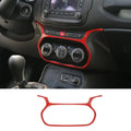 For 2015-2017 Jeep Renegade Car Center Control Air Condition Switch Frame Cover Trim