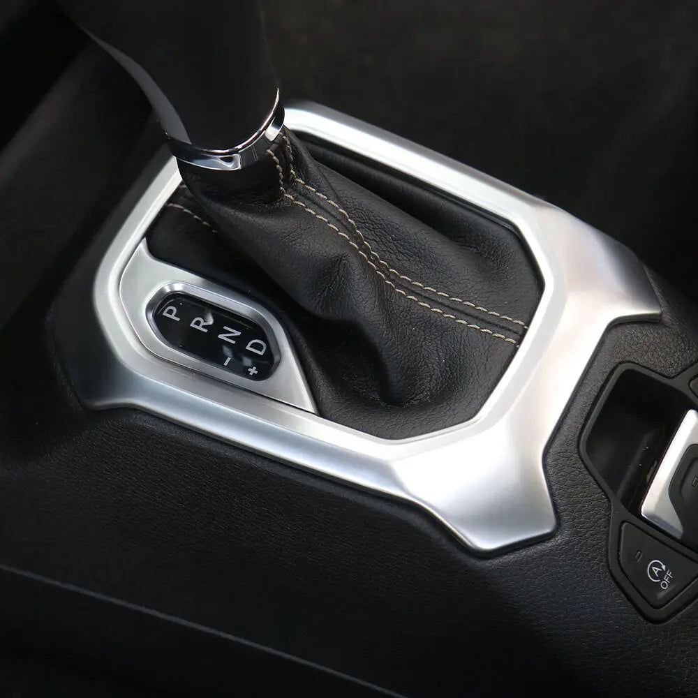 For 2015-2017 Jeep Renegade Central Gear Shift Panel Trim Cover Decor Frame