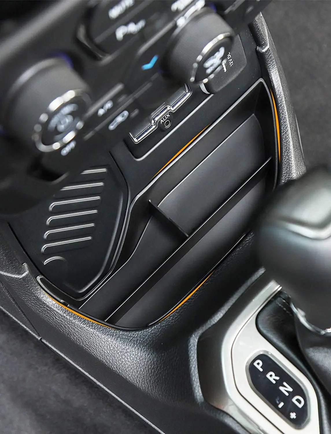 For 2019+ Jeep Renegade Center Console Organizers Gear Shift Front Storage Tray