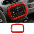 For 2015-2017 Jeep Renegade Navigation Screen Trim Frame GPS Bezel Cover