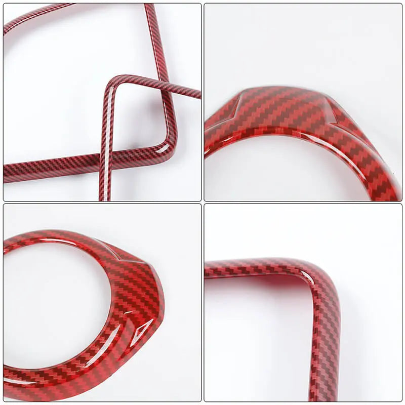 For 2015-2018 Jeep Wrangler JK A-pillar Horn/Roof Horn Trim Ring Cover (4 pcs)