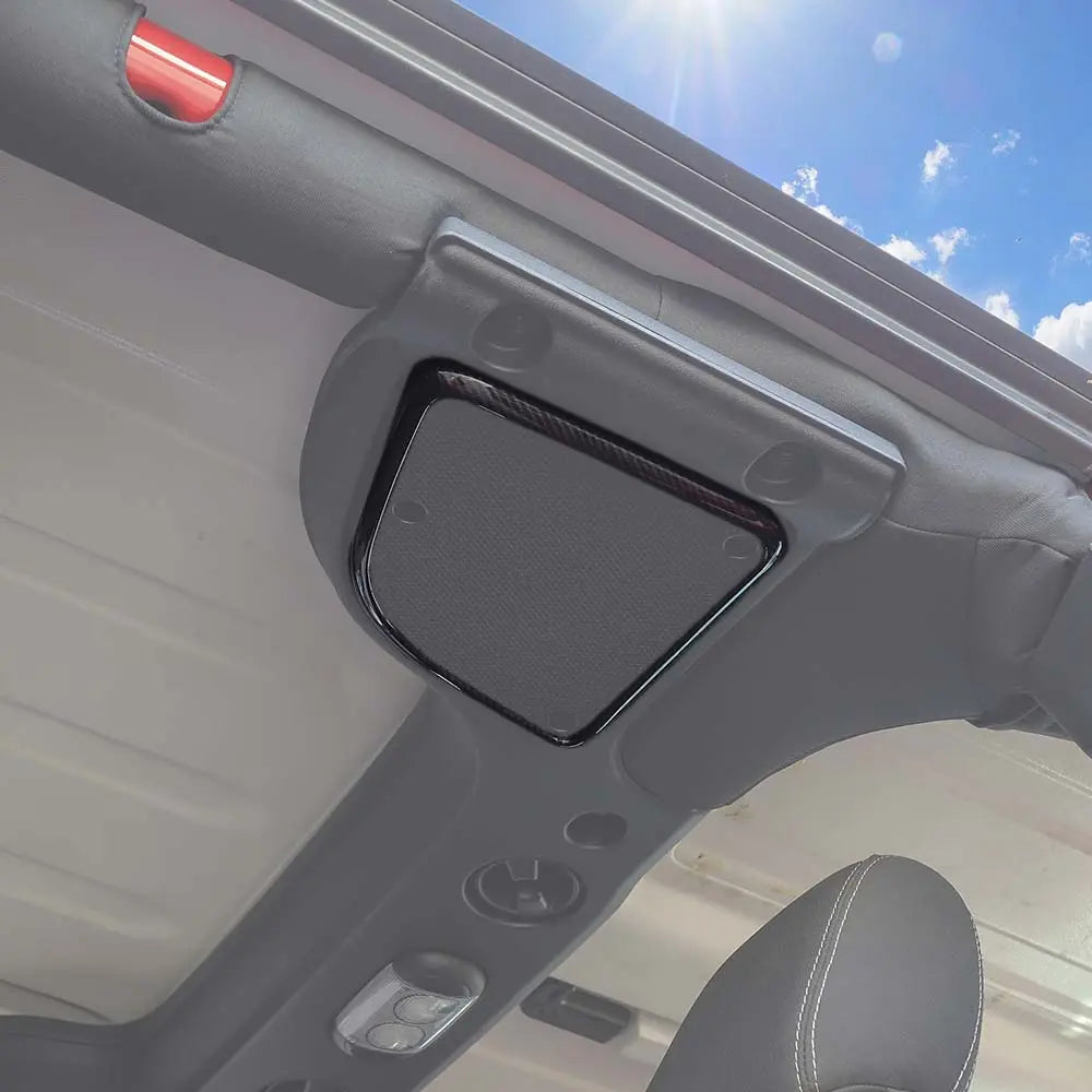 For 2015-2018 Jeep Wrangler JK JKU Car Roof Speaker Cover Frame Trim