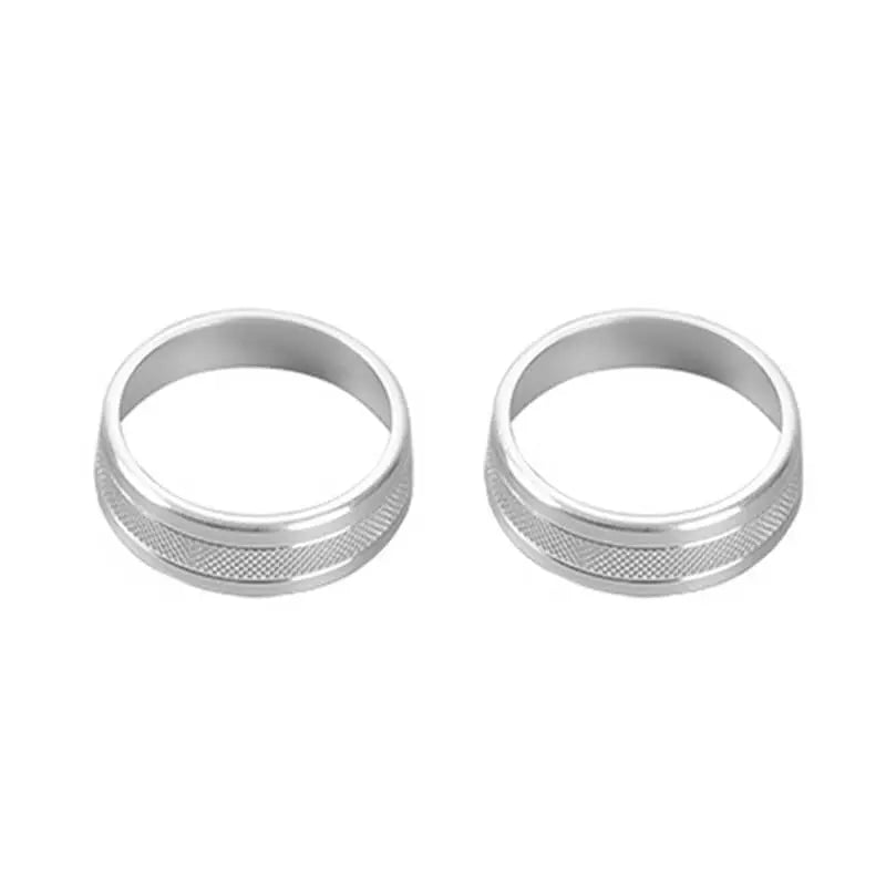 For 2015-2018 Jeep Renegade Audio Switch Knob Ring Cover Trim Frame（Fits 3.5-inch Monochrome Mini Display）