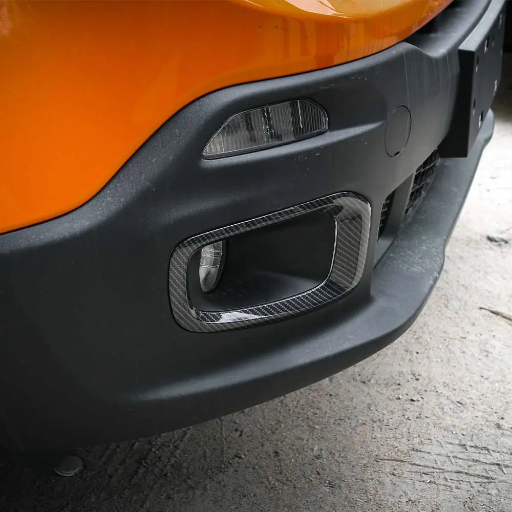 For 2015-2018 Jeep Renegade Front Fog Light Lamp Frame Trim Bezels