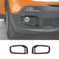 For 2015-2018 Jeep Renegade Front Fog Light Lamp Frame Trim Bezels