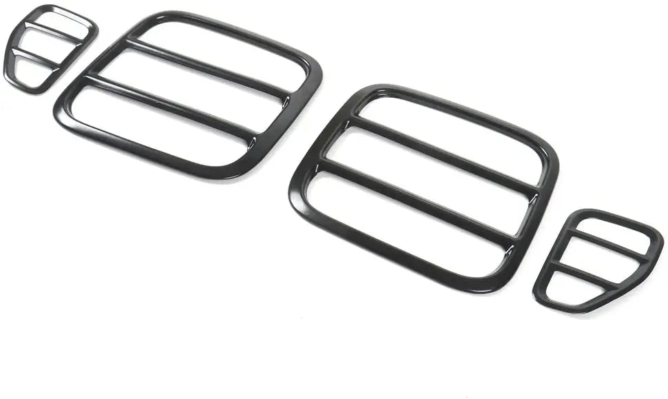 For 2015+ Jeep Renegade Strong Iron Tail Light Rear Taillight Guard (Black)