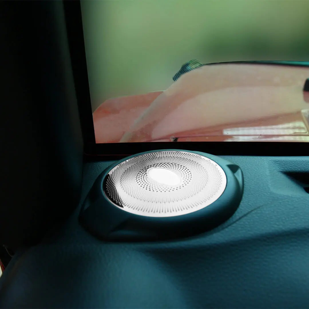 For 2015-2018 Jeep Wrangler JK Interior A-Pillar Speaker Ring Trim Cover (2 pcs)