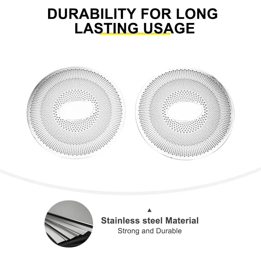 For 2015-2018 Jeep Wrangler JK Interior A-Pillar Speaker Ring Trim Cover (2 pcs)
