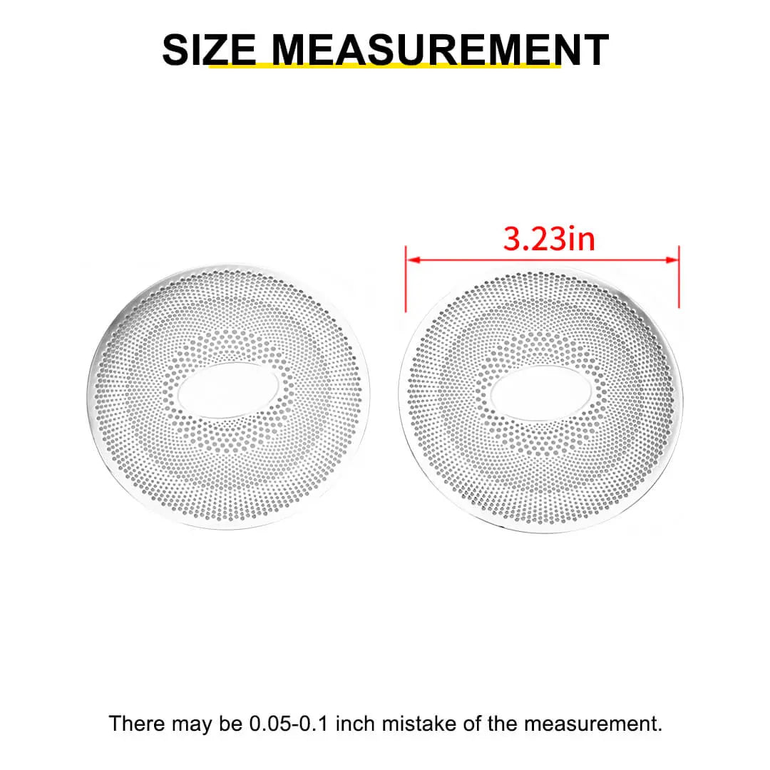 For 2015-2018 Jeep Wrangler JK Interior A-Pillar Speaker Ring Trim Cover (2 pcs)
