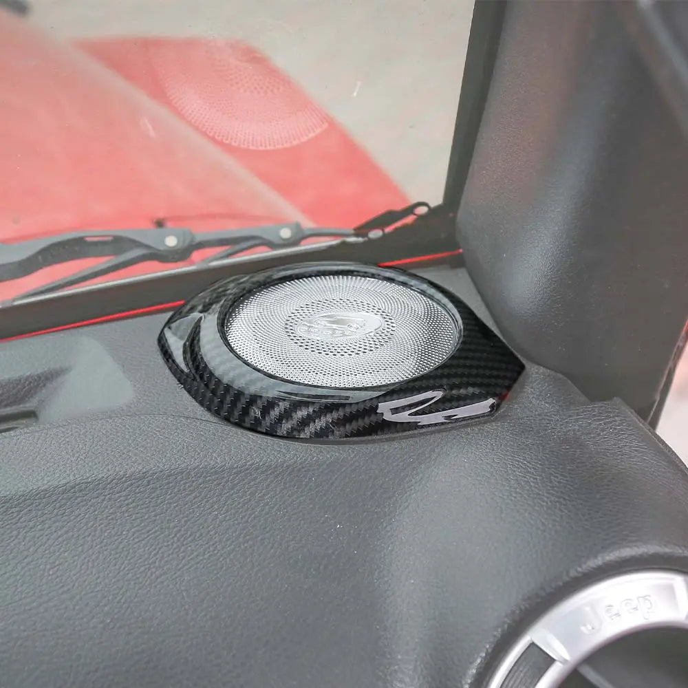 For 2015-2018 Jeep Wrangler JK JKU A Pillar Dashboard Panel Speaker Trim Cover