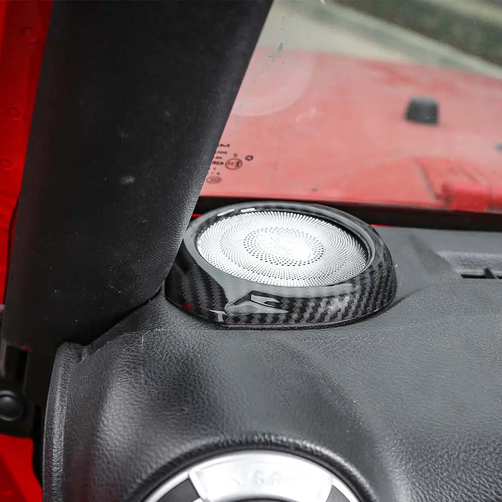 For 2015-2018 Jeep Wrangler JK JKU A Pillar Dashboard Panel Speaker Trim Cover