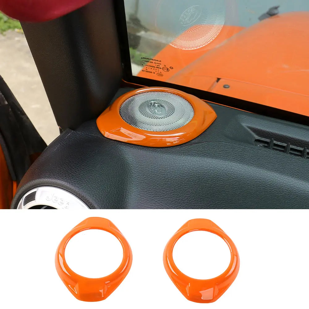 For 2015-2018 Jeep Wrangler JK JKU A Pillar Dashboard Panel Speaker Trim Cover