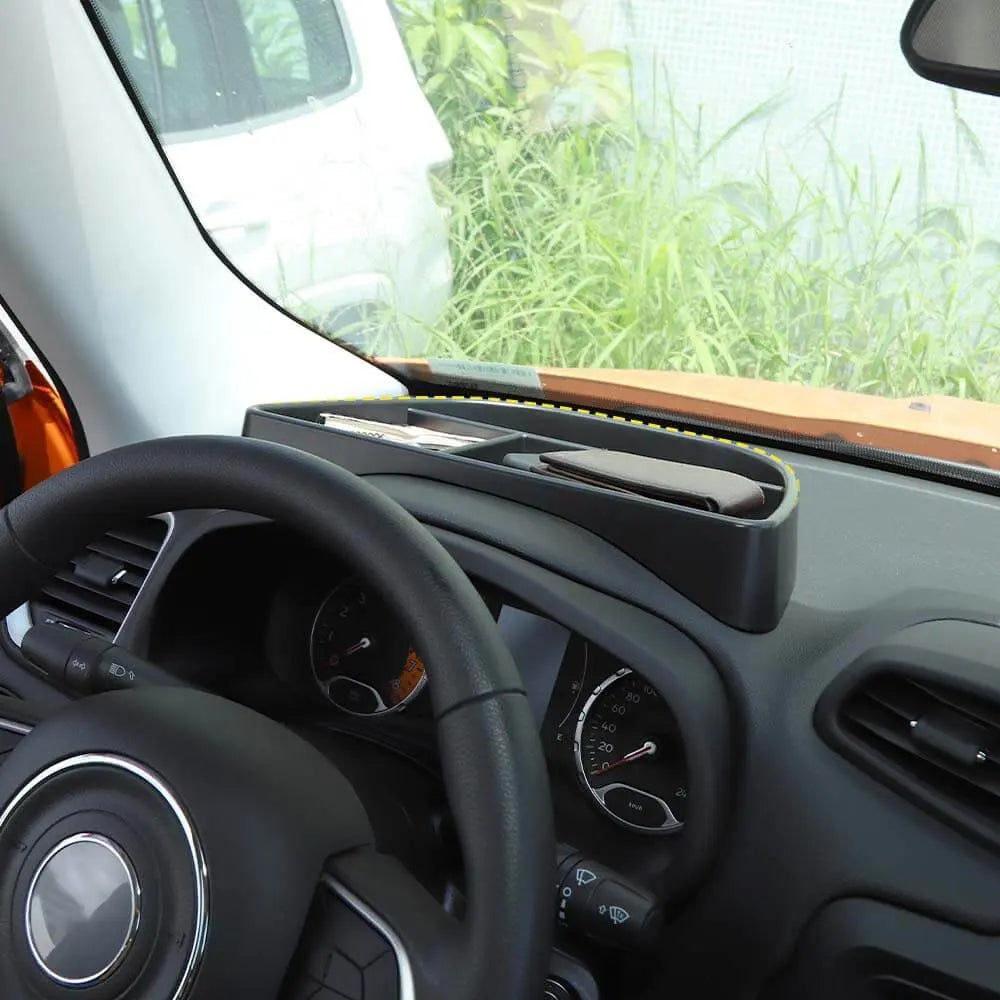 For 2015+ Jeep Renegade Dashboard Organizer Storage Tray Box