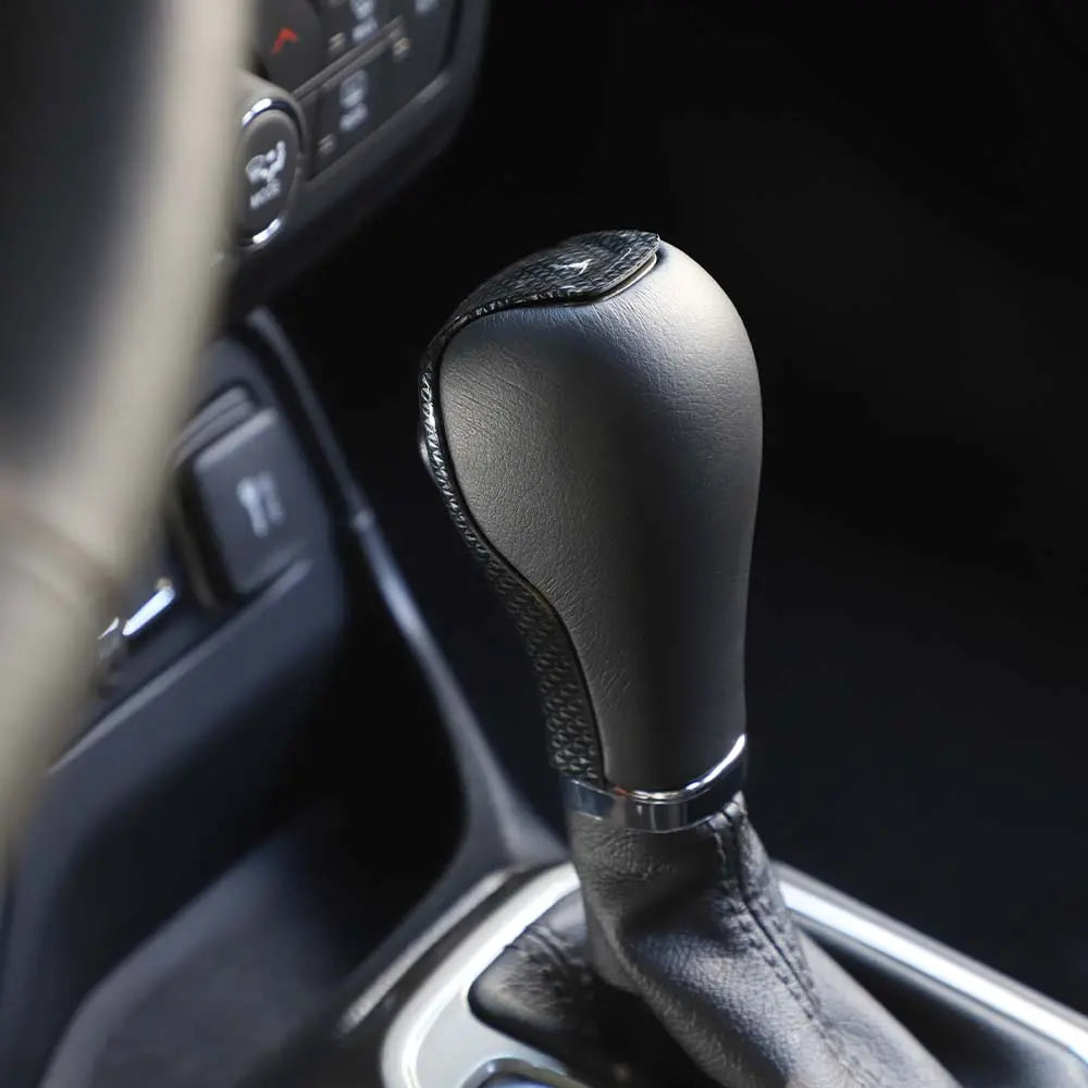 For Jeep 2015+ Renegade & 2017+ Compass Gear Shift Knob Cover Handle Trim Cover