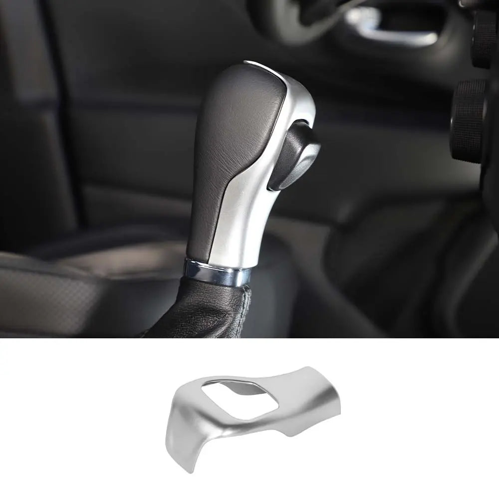 For Jeep 2015+ Renegade & 2017+ Compass Gear Shift Knob Cover Handle Trim Cover