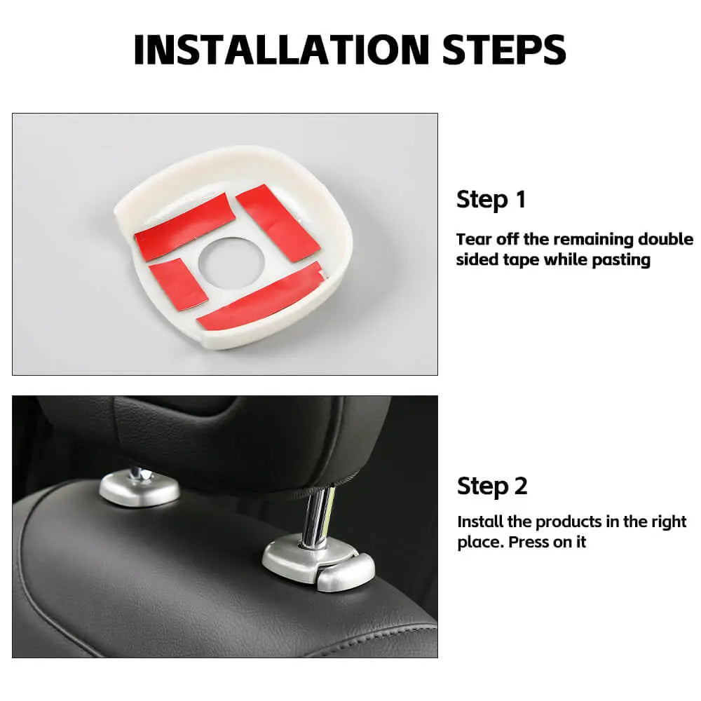 For 2015+ Jeep Renegade 10PCS Headrest Height Adjustment Decoration Cover Trim