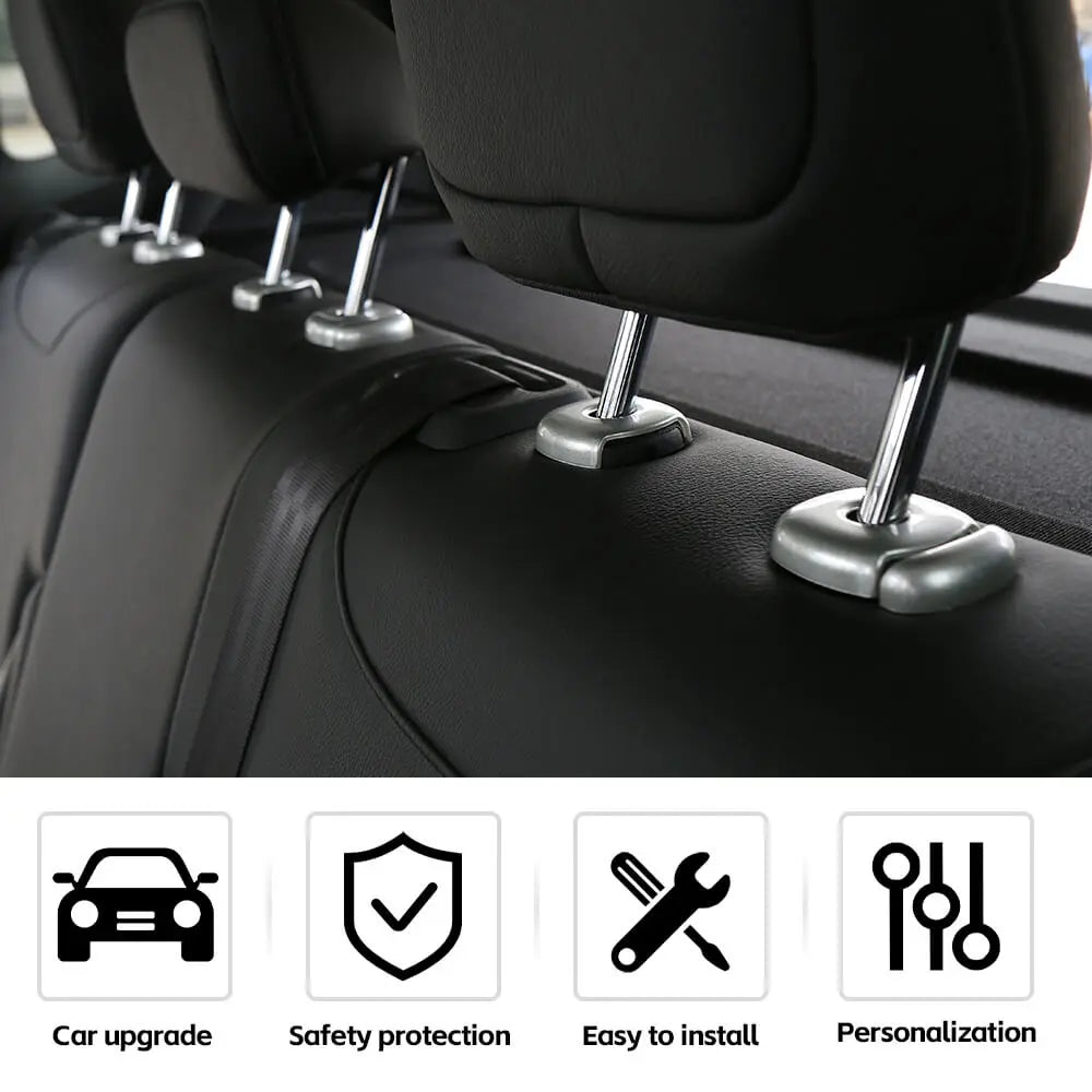 For 2015+ Jeep Renegade 10PCS Headrest Height Adjustment Decoration Cover Trim