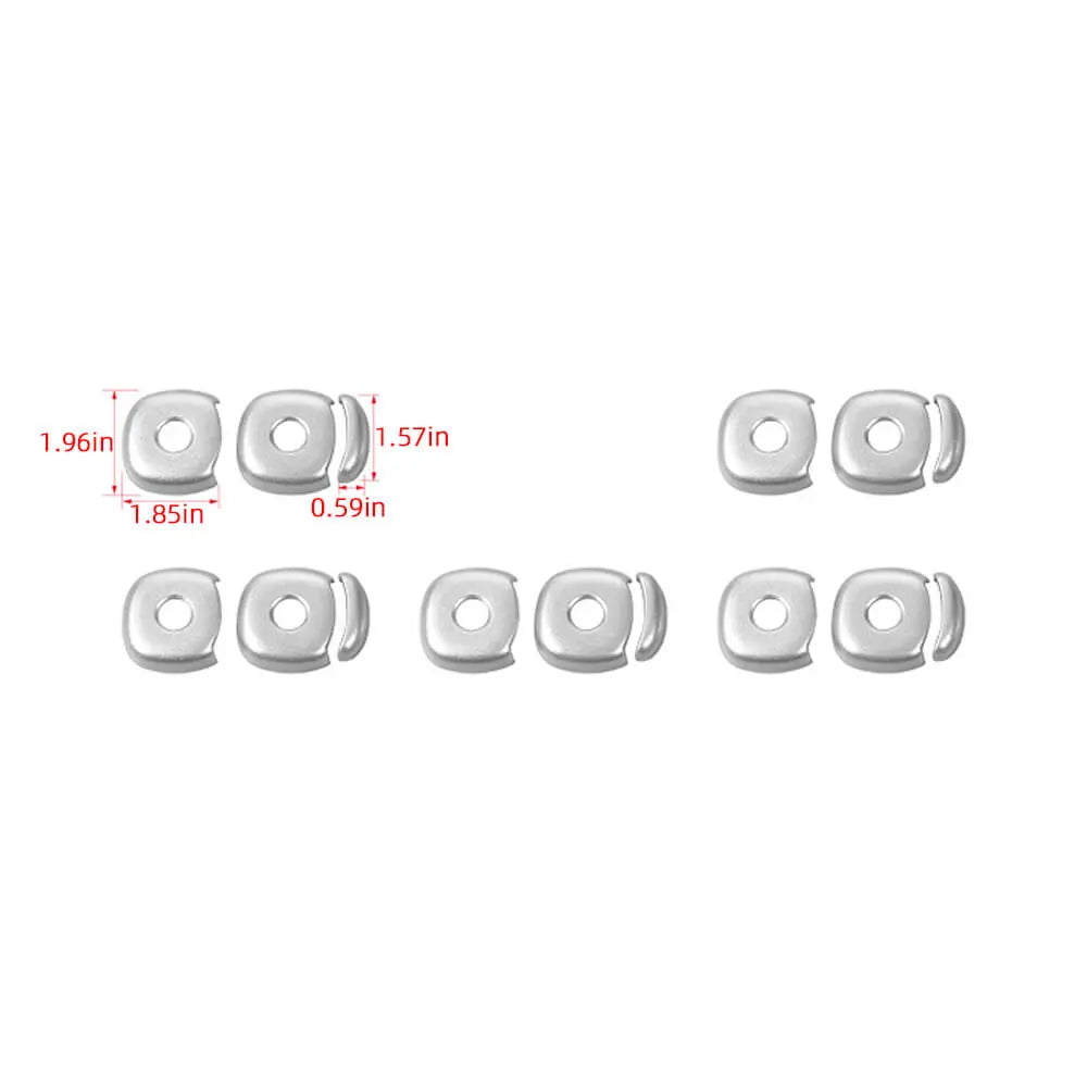 For 2015+ Jeep Renegade 10PCS Headrest Height Adjustment Decoration Cover Trim