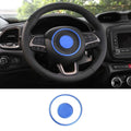For 2015+ Jeep Renegade/2017-2021 Compass Steering Wheel Center Cover Trim Accessories
