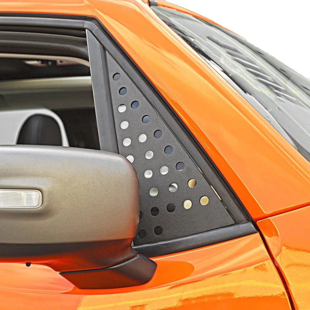 For 2015+ Jeep Renegade 2PCS Car Front Triangle Window Glass Panel Protector Trim Cover