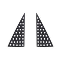 For 2015+ Jeep Renegade 2PCS Car Front Triangle Window Glass Panel Protector Trim Cover
