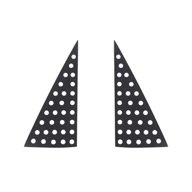 For 2015+ Jeep Renegade 2PCS Car Front Triangle Window Glass Panel Protector Trim Cover