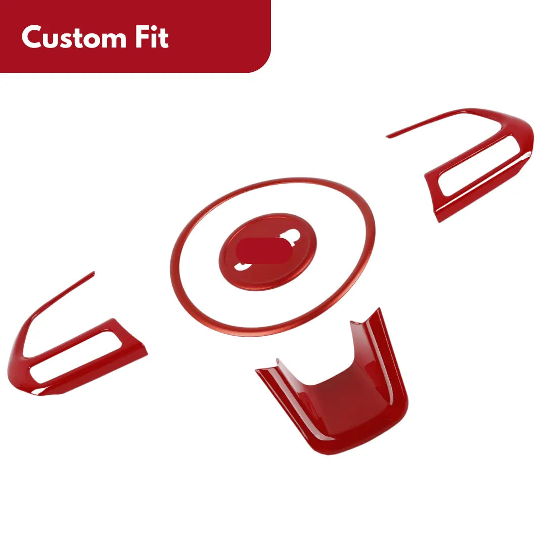 For 2015+ Jeep Renegade 5x Steering Wheel Frame Trim Decor Cover