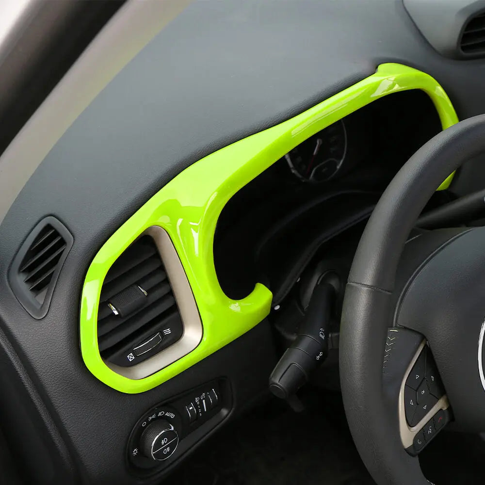 For 2015+ Jeep Renegade Car Dashboard Frame Decor Cover Trim