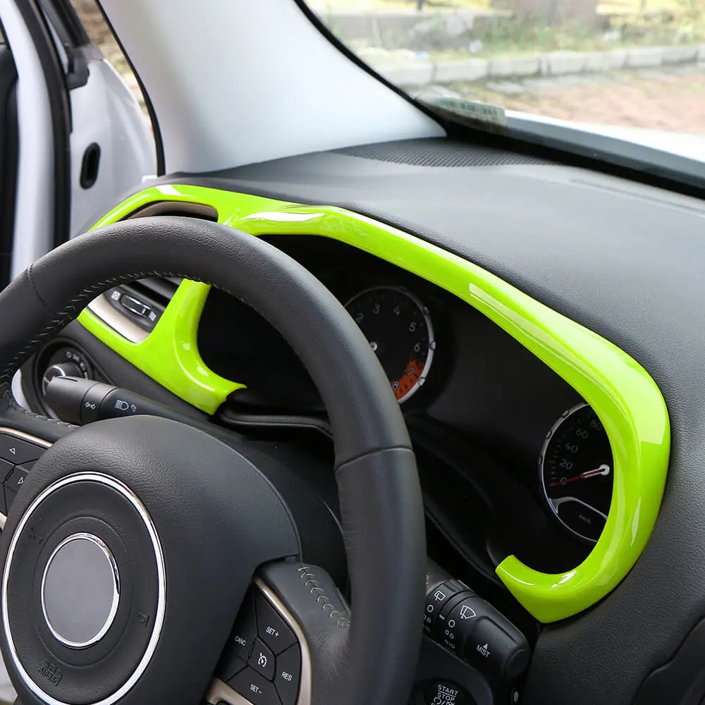 For 2015+ Jeep Renegade Car Dashboard Frame Decor Cover Trim