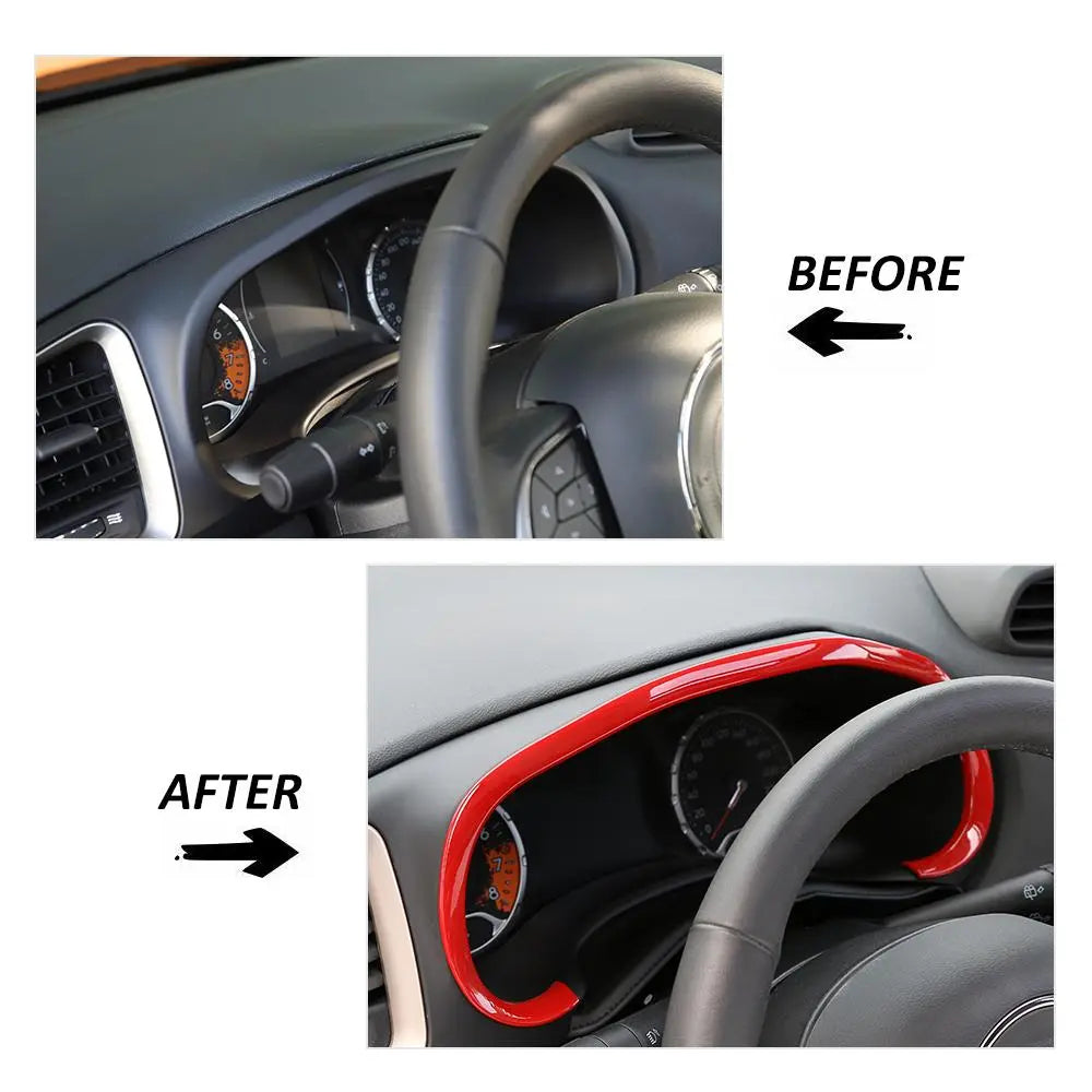 For 2015+ Jeep Renegade Car Interior Dashboard Trim Cover Decoration Strip