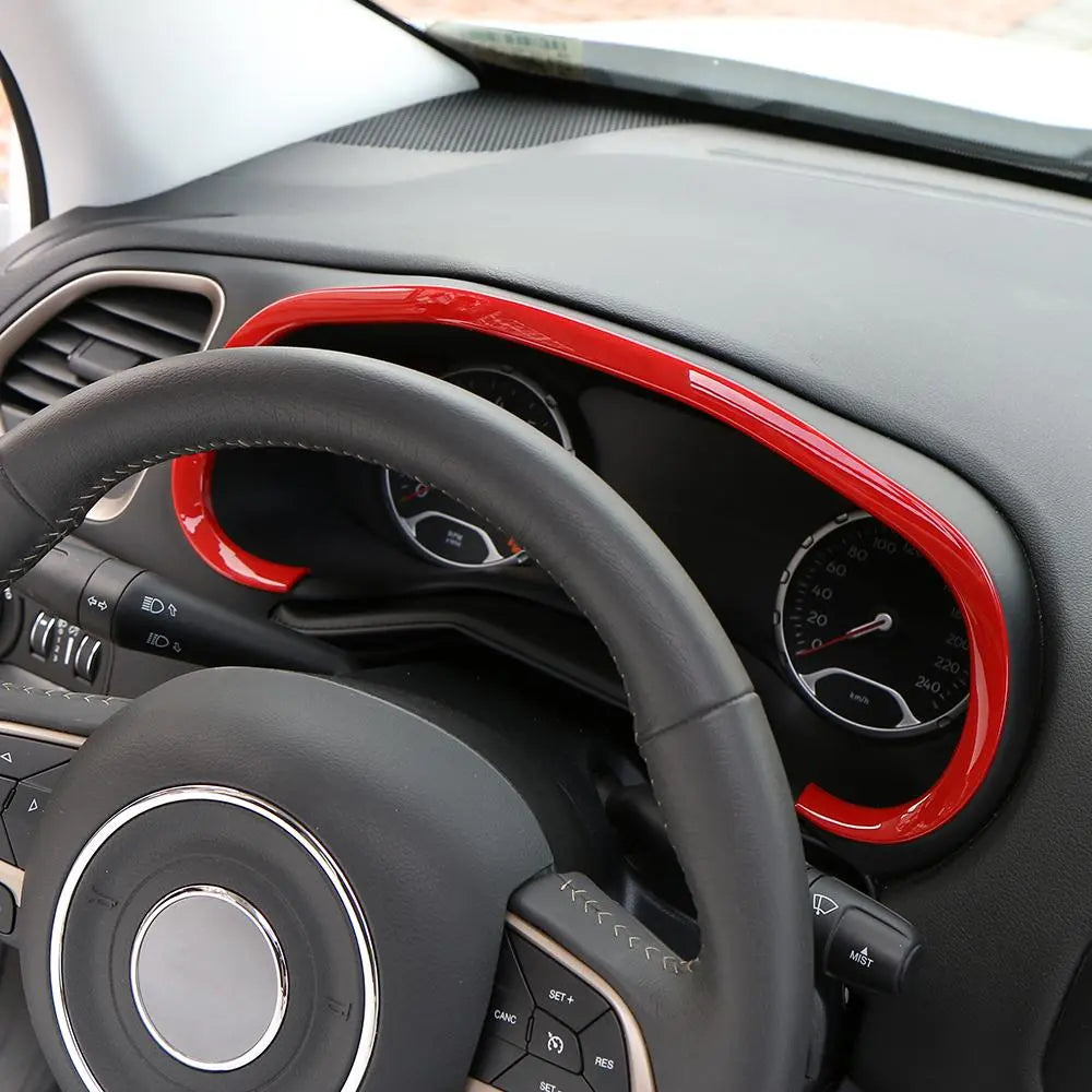 For 2015+ Jeep Renegade Car Interior Dashboard Trim Cover Decoration Strip