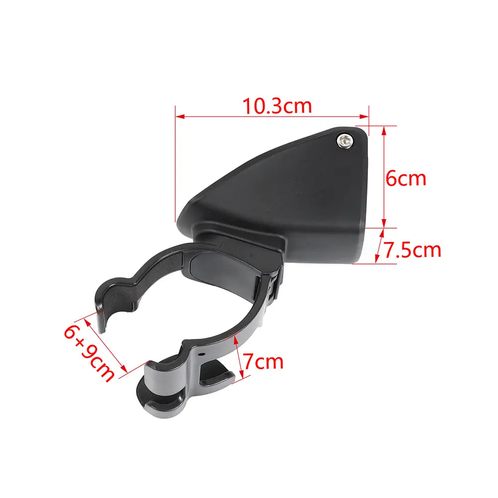 For 2015+ Jeep Renegade Car Phone & Cup Holder Mount Multi-function Stand Black