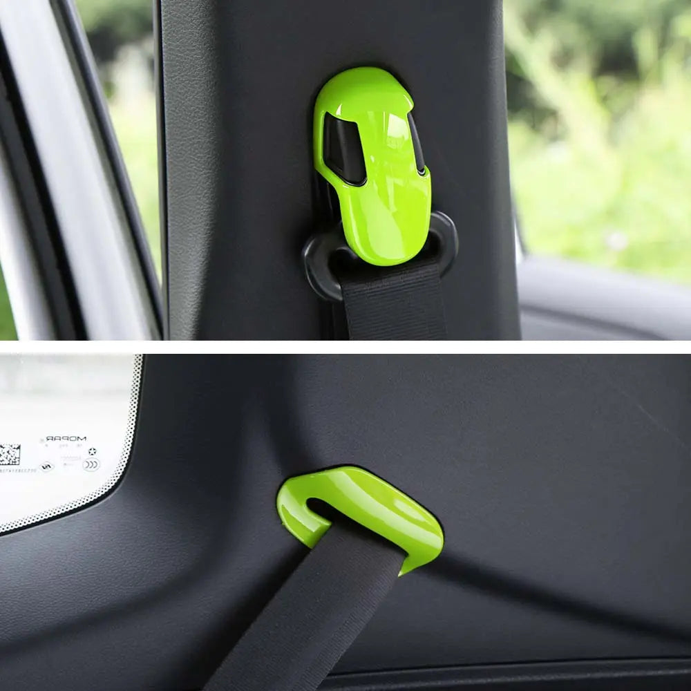 For 2015+ Jeep Renegade Car Safety Seat Belt Buckle Decor Cover Trim