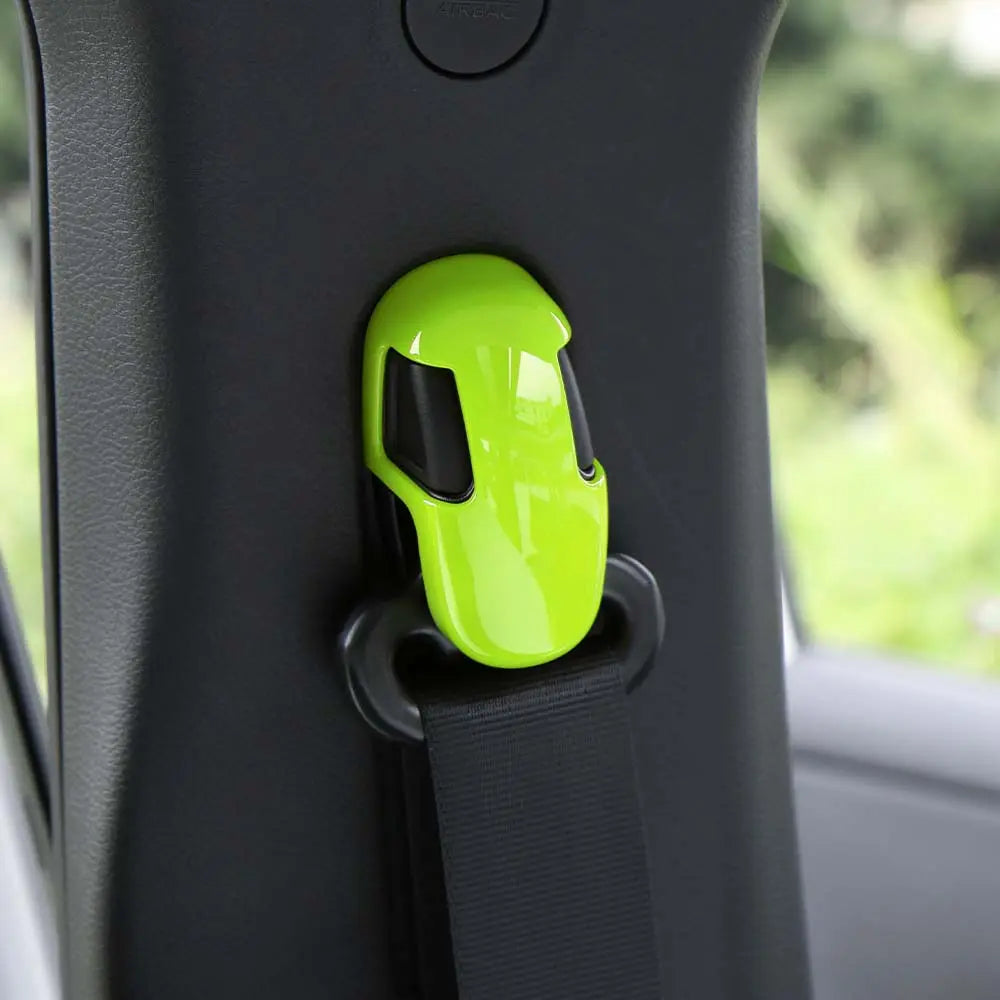 For 2015+ Jeep Renegade Car Safety Seat Belt Buckle Decor Cover Trim