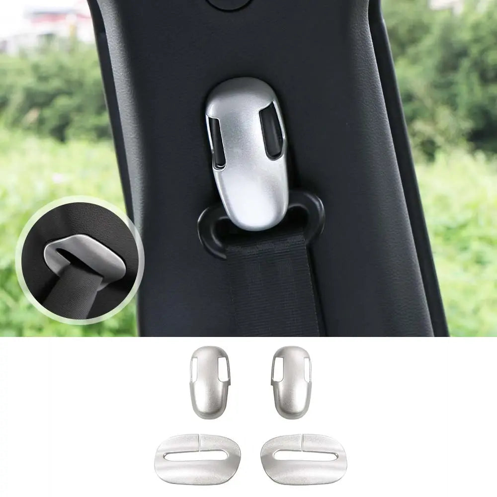 For 2015+ Jeep Renegade Car Safety Seat Belt Buckle Decor Cover Trim