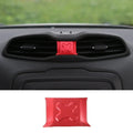 For 2015+ Jeep Renegade Central Air Outlet Vents Cover Trim Aluminum