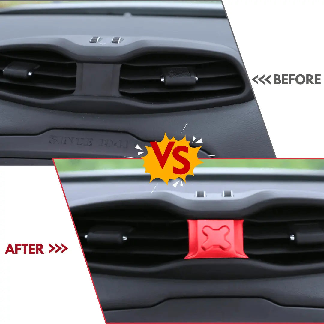 For 2015+ Jeep Renegade Central Air Outlet Vents Cover Trim Aluminum