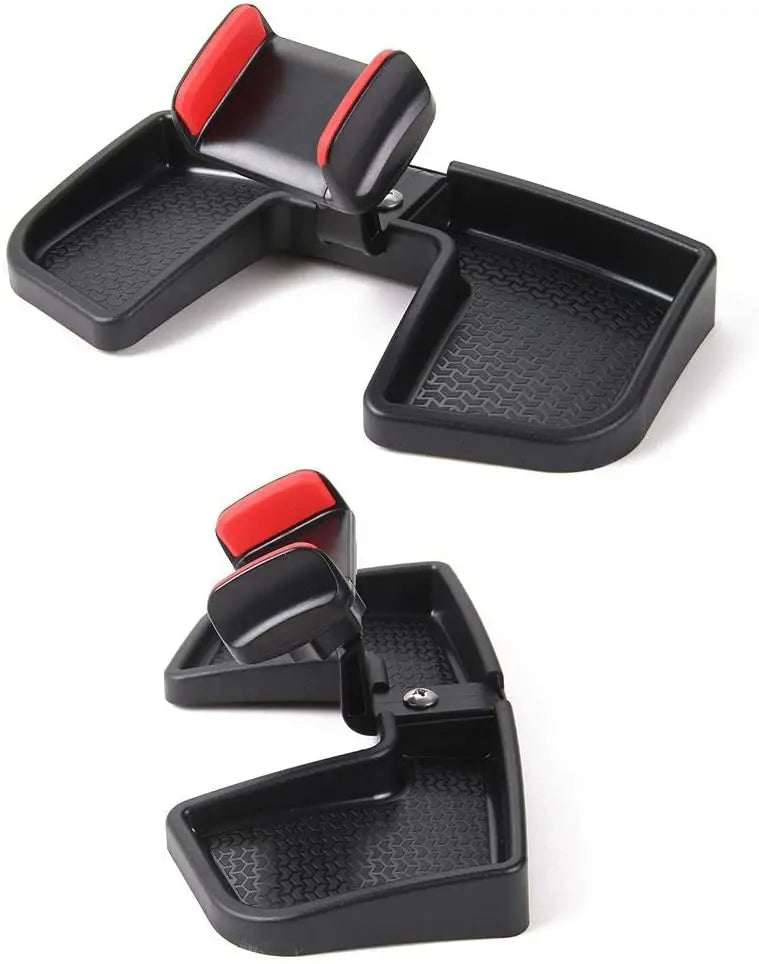 For 2015+ Jeep Renegade Dash Cell Phone Holder Mount Phone Stand Dashboard Storage Tray