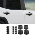 For 2015+ Jeep Renegade Door Handle Bowl Cover Trim Bezel