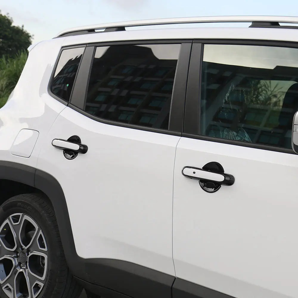 For 2015+ Jeep Renegade Door Handle Bowl Cover Trim Bezel