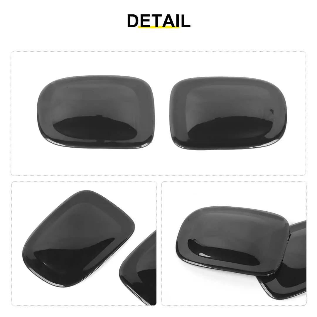 For 2015+ Jeep Renegade Exterior Rear Fog Light Lamp Guard Cover Trim (2 pcs)