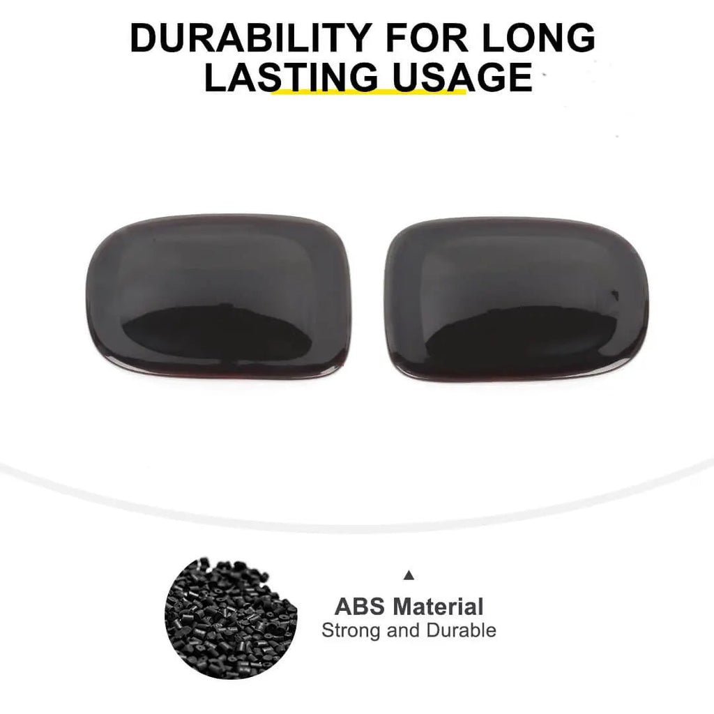 For 2015+ Jeep Renegade Exterior Rear Fog Light Lamp Guard Cover Trim (2 pcs)
