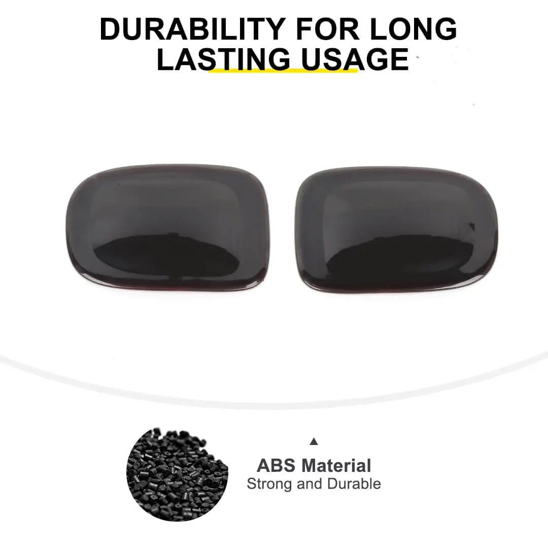 For 2015+ Jeep Renegade Exterior Rear Fog Light Lamp Guard Cover Trim (2 pcs)